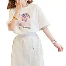 连衣裙春夏2019新款女装韩版潮气质洋气显瘦夏天流行网纱裙子套装