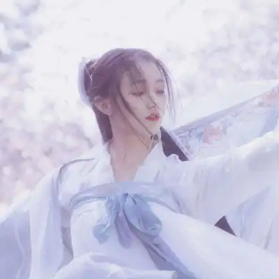 古风头像女唯美淡雅仙气十足的白衣古风女子图片