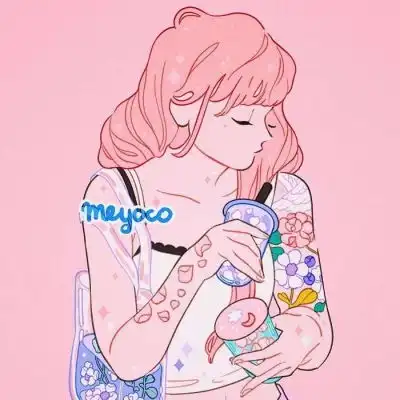 沐糖梦幻缤纷少女创意插画画卡通动漫头像我要个性网