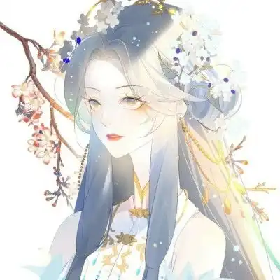 古风女头且听风吟,静待花开