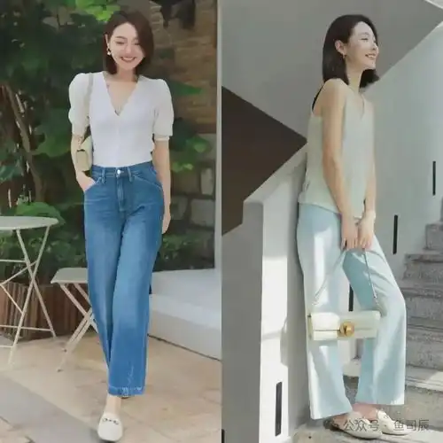 为什么我劝中年女人不要穿紧身裤看对比图就知道答案了