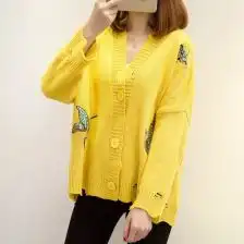 女针织衫开衫外套
