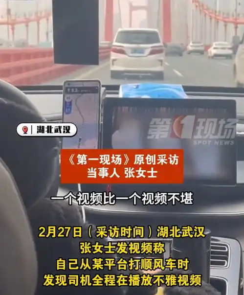 女子坐网约车,司机全程放不雅视频,网友难怪都支持无人驾驶车