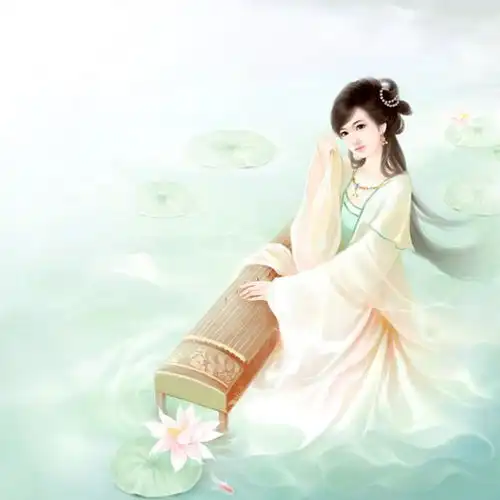 跪求一张红衣古装手绘美女图