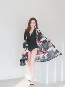 泳装美女性感时尚泳衣,可爱装扮,火辣身材很迷人