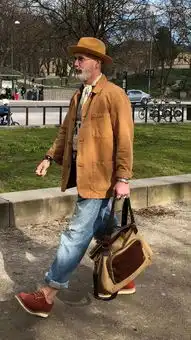 成熟男人的衣柜里总有几套工装,欧美大叔教你最时尚成熟的穿搭