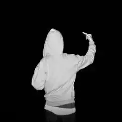 急需穿白衣戴白帽帅酷男头像