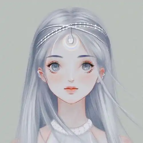 插画女生头像纵然是齐眉举案,到底意难平