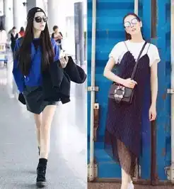 被路人街拍的女明星,才最真实网友杨幂,你的大长腿哪去了