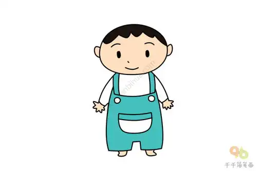 超全的男孩服装简笔画来了画法简单易学家长们请收好
