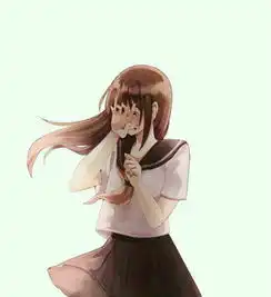 戴着红领巾的小男孩和小女孩卡通人物,谁有啊,急用