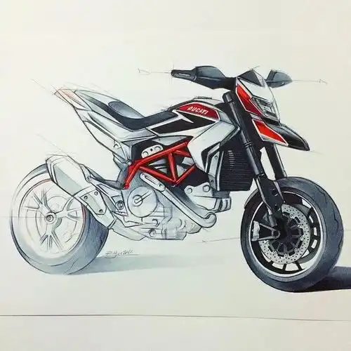 美图汇超酷各类摩托车插画