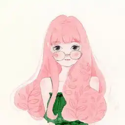 超清新唯美的水彩人物插画,大爱果断的换头像