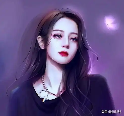 质感通透美女头像