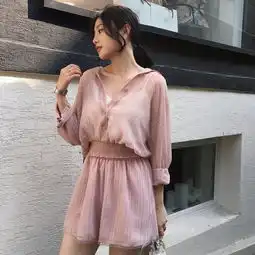 美到扎心凉爽俏皮短裤套装,适合矮个子女生,一套上身不矮反高