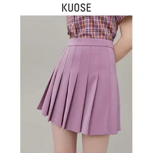 有没有紫色纯色jk制服裙的推荐