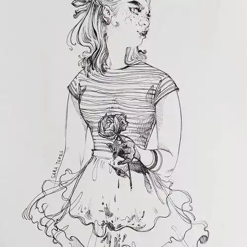 美考生看过来,这才是速写该有的线条