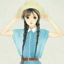 动漫女头小清新