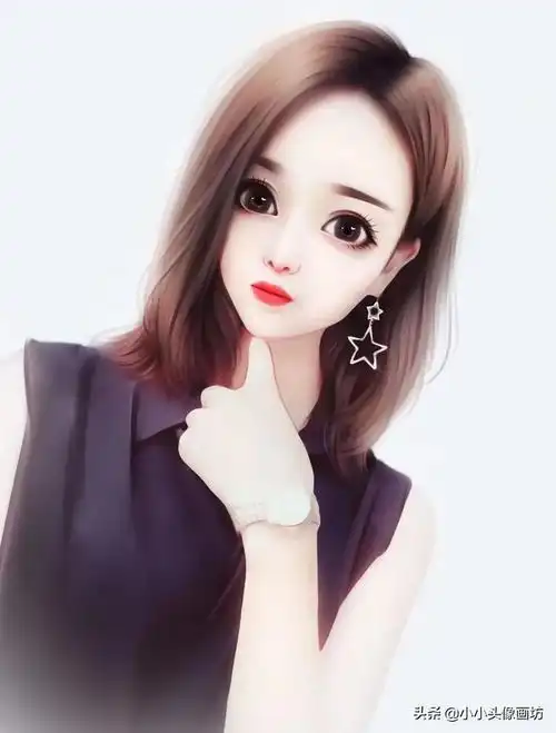 你的头像该换了,最美女生芭比娃娃真人漫画头像,减龄又好看
