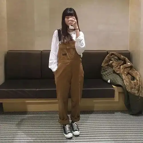 搭配参考长发女生率性文艺穿搭