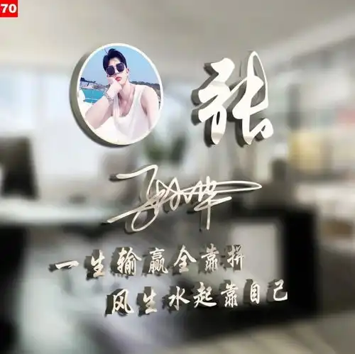 你的微信头像该换了,35张高清精致励志签名头像,有你的名字吗