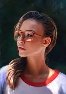 数字艺术家笔下的美女肖像