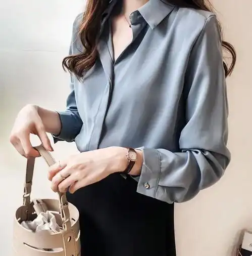 99元2件媲美真丝的法式衬衫,自带高级感,什么身材穿都洋气到炸