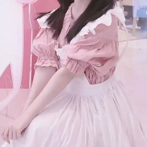 粉色女生头像