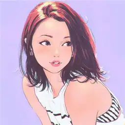 2018个性手绘女生头像彩色素描高清图真实的日子还是一个人过