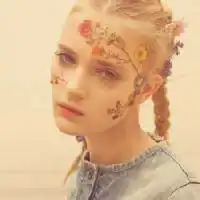 唯美带花的欧美女生qq个性头像别说你爱我多在乎我我不想听