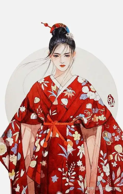 人物绘画,古风小仙女插画图集,细节超赞真的要美哭了叭