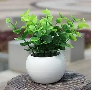 小盆栽仿真花套装迷你仿真植物盆景家饰品