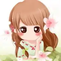 高马尾简约漂亮女生q版图片