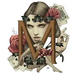 字母与美女完美结合