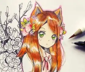 波兰美女艺术家笔下的人物插画,每一张都适合做头像