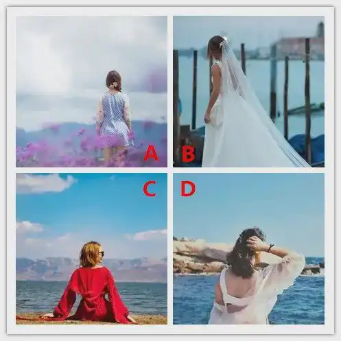 凭直觉,哪个女人的背影最迷人测测你将迎来哪些好运
