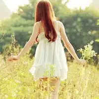 背影花海头像微信头像图片大全