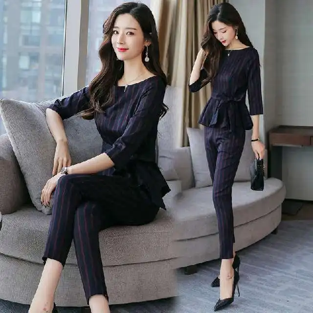 气质淑女百搭修身两件套,线条流畅舒适,尽显优雅时尚