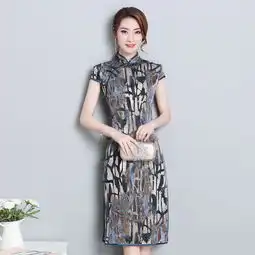 新发现一种中国风改良旗袍裙,适合40女人,高贵优雅超嫩美