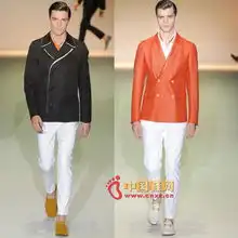 gucci2013春夏男装发布糖果色系的儒雅绅士