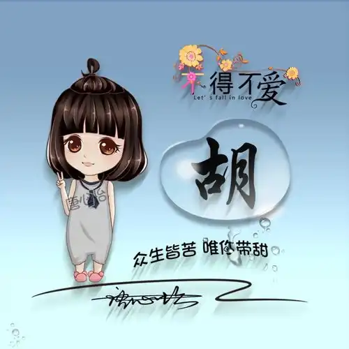 2022微信头像,姓氏头像,最新3d可爱卡通签名头像,请查收带走