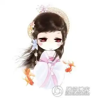 q版,红衣少女,古风