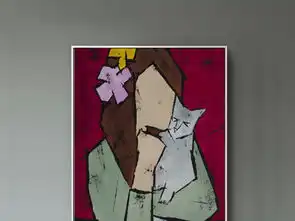 现代风格简约手绘创意美女抱猫人物抽象油画北欧装饰画图片设计素材高清模板下载31.70mb其他大全