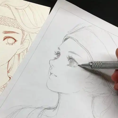 她笔下的美少女清新唯美,线条迷人,简直就是一本手绘教程