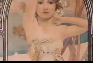 欧式宫廷风富贵美女图人物油画装饰画背景墙