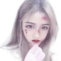 染发酷酷女生头像