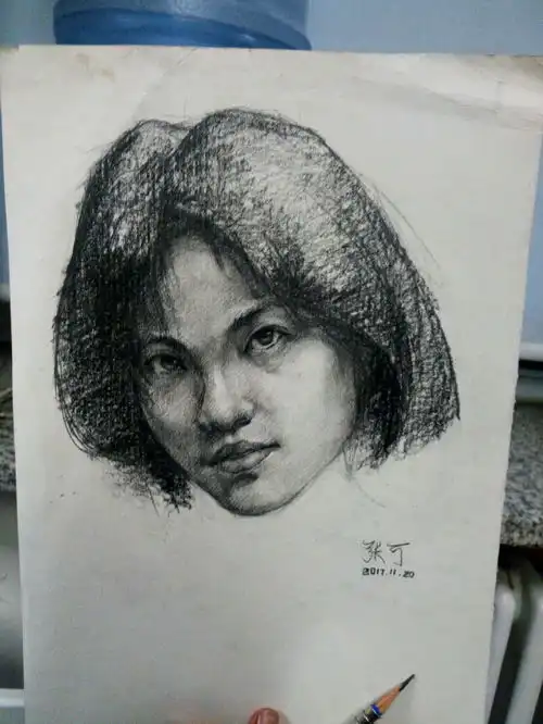 素描头像的问题