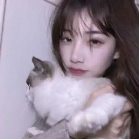 抱猫的美女头像抱猫的美女头像图片