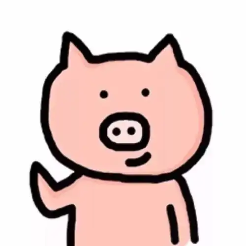 可爱猪头像
