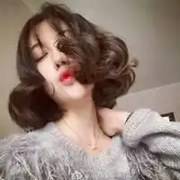 卷发头像女生卷发可爱头像图片